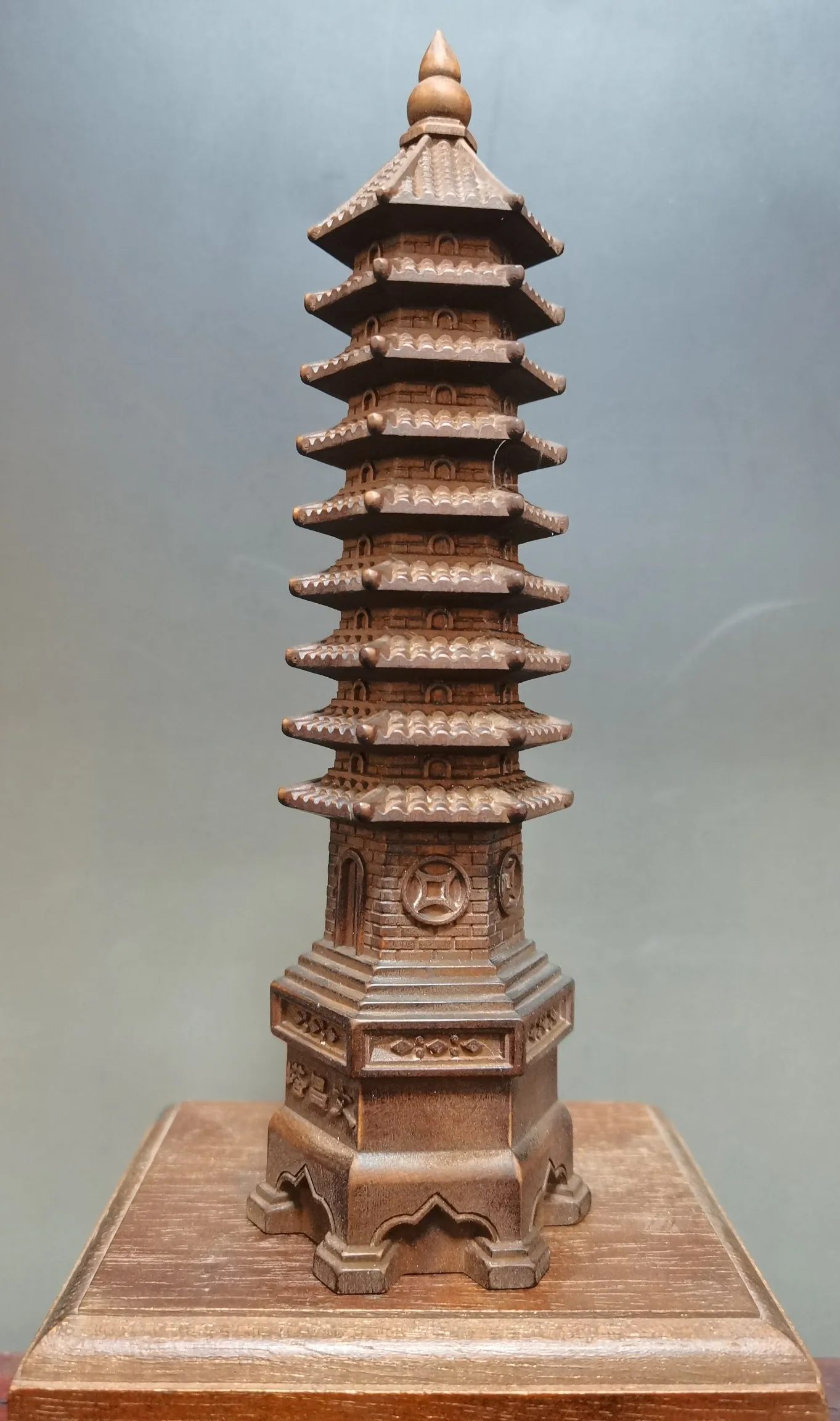 

Пагода Самшит Вэньчан, пагода, 9-этажная башня, украшения ручной работы, подарки, домашнее искусство