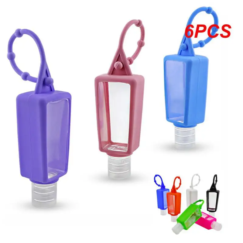 

30ml Portable Mini Empty Bottle Silicone Refillable Bottles Hand Sanitizer Perfume Cosmetic Containers For Travel Random