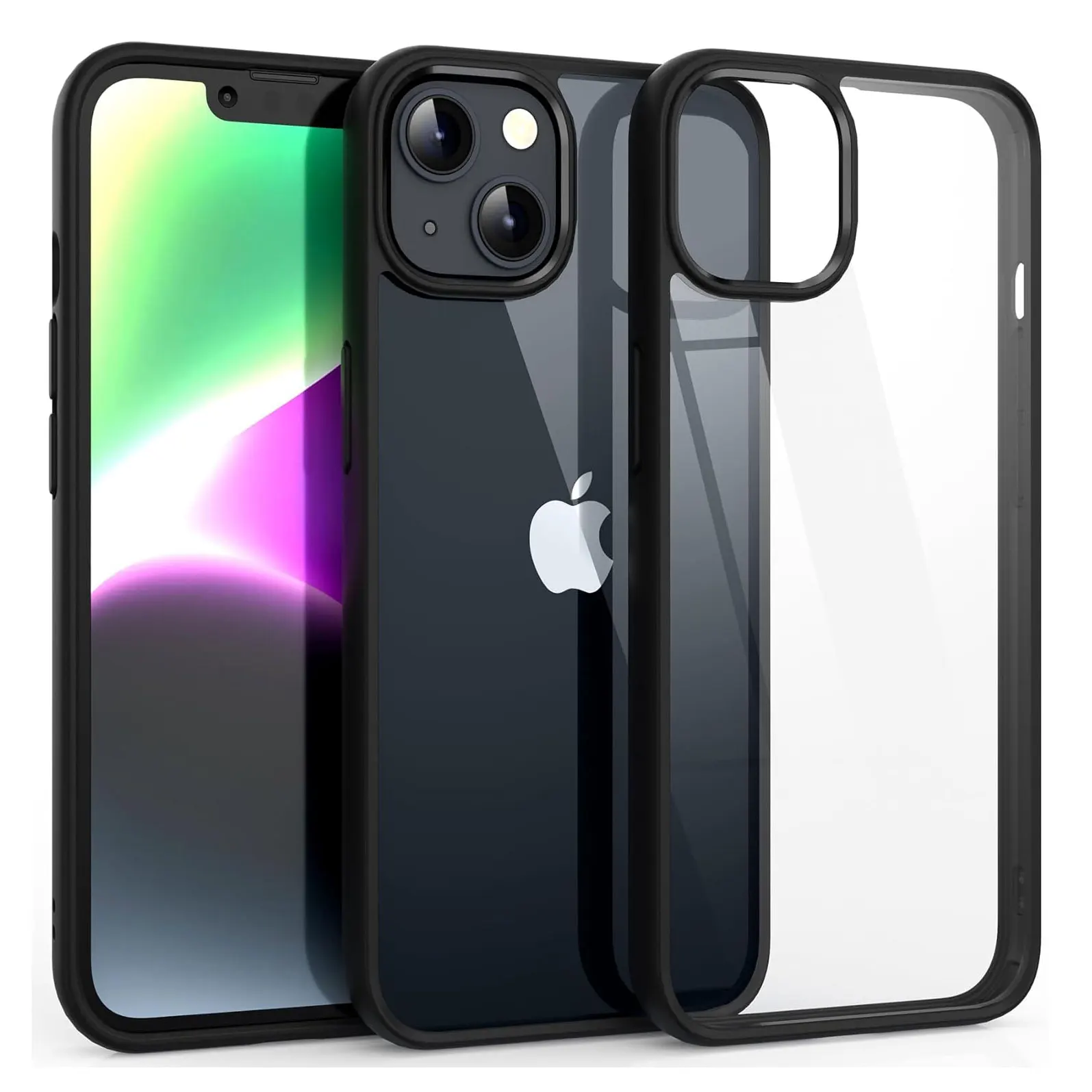 ตัวเลือกสินค้า เคสกันกระแทกใสสำหรับ iPhone 16/15/14/13/12/11 Pro Max Mini XS SE 7 8 Plus