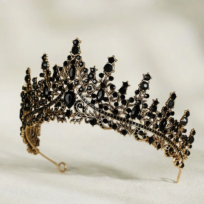 Diademi luminosi con strass, perle di cristallo, corone da sposa con luce LED blu, corona da principessa luminosa, copricapo, fornure per feste  15