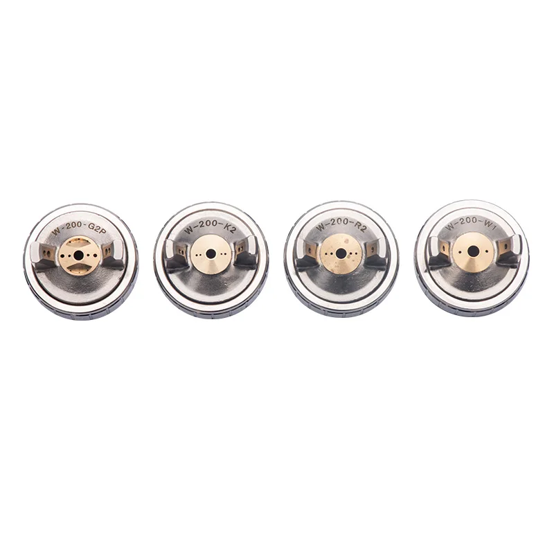 W-200 스프레이 건, WA-200 스프레이 건, 에어 노즐 캡, W200 WA200 페인트 스프레이 건, 1.2mm, 1.5mm, 1.8mm, 2.0mm, 2.5mm, G2P, K2,R2,W1