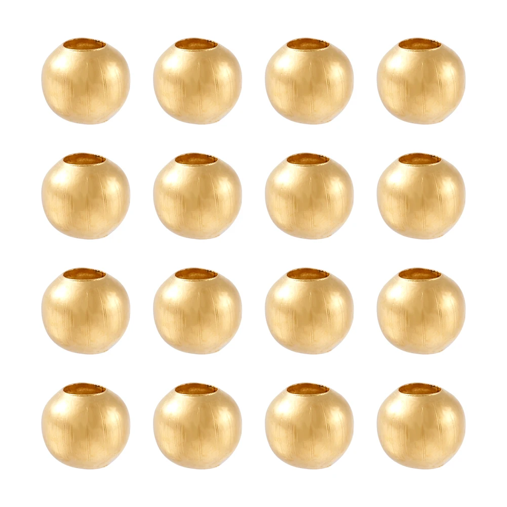 

500pcs Golden Round Iron Spacer Beads Jewelry Findings about 3.2mm in diameter, 3mm thick, hole: 1.2mm
