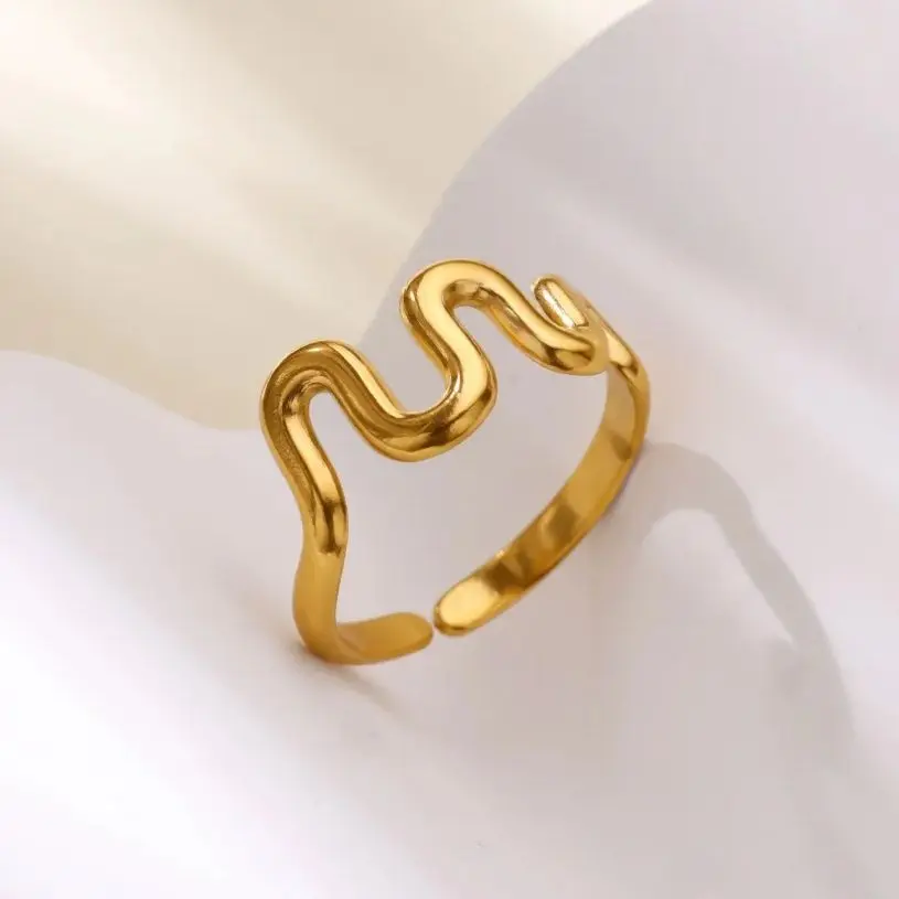 Fashion Geometric Jewelry For Women Gold Simple Adjustable Jewelry