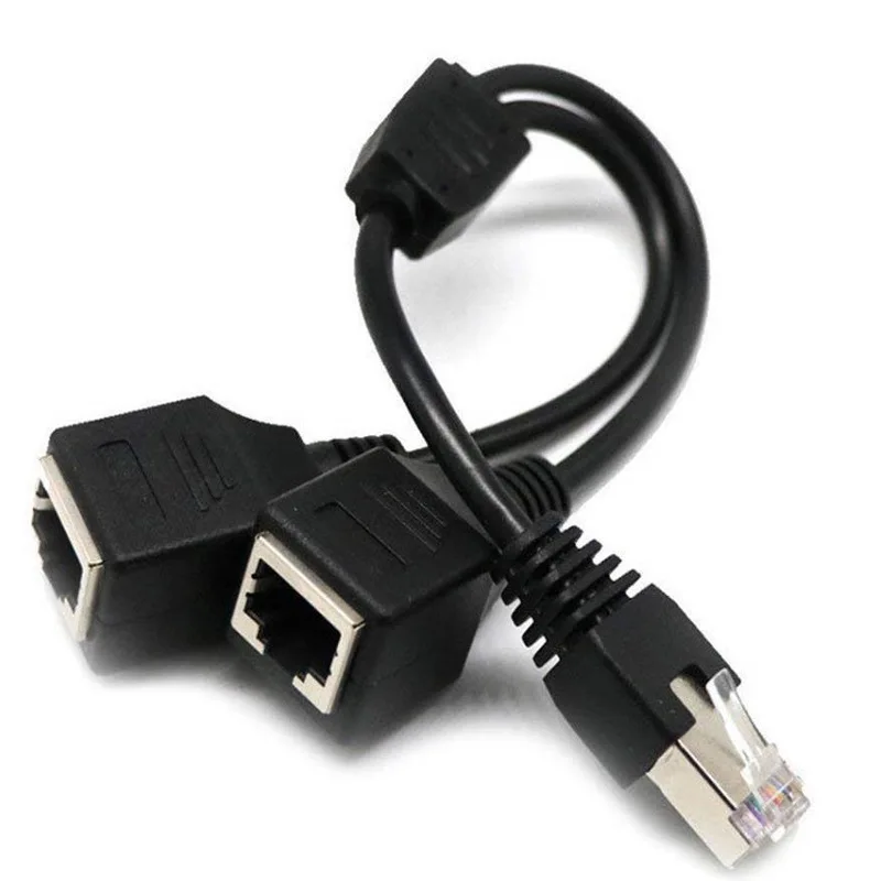 

Удлинительный кабель-переходник с 1 штекера на 2 гнезда RJ45