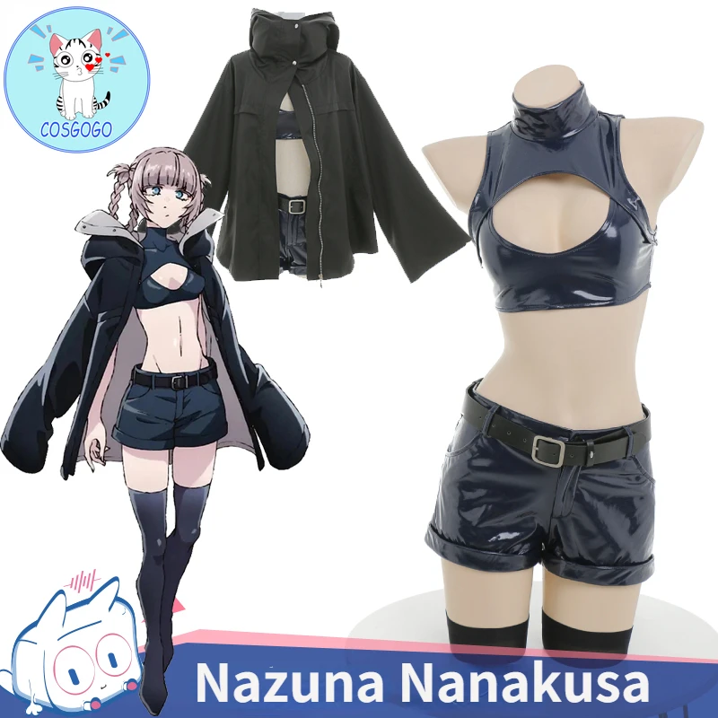 

Yofukashi No Uta / Call of The Night Nazuna Nanakusa Game Suit Gothic Uniform Cosplay Costume Halloween Outfit New Anime