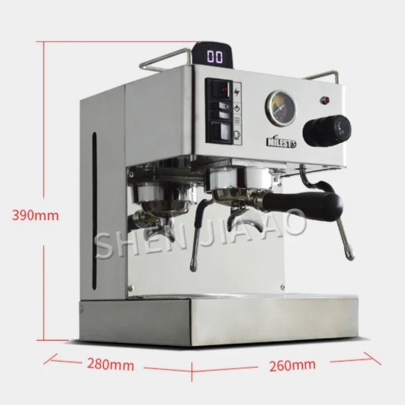 New Upgrade EM-18 Italian Semi-automatic Coffee Machine Espresso Coffee Machine Coffee Maker with Professional Pump 9Bar  220V 5
