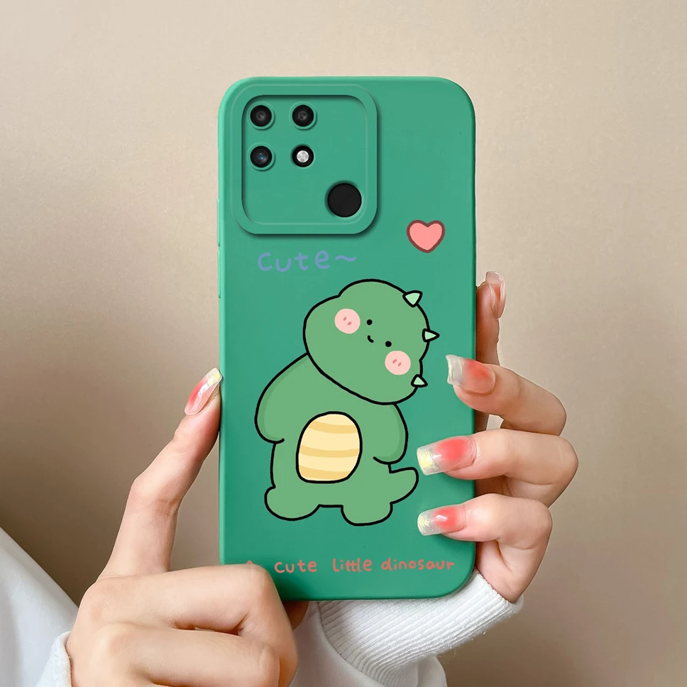 Fashion Love Heart Soft Smooth Liquid Silicone Phone Case - Bumper Cover