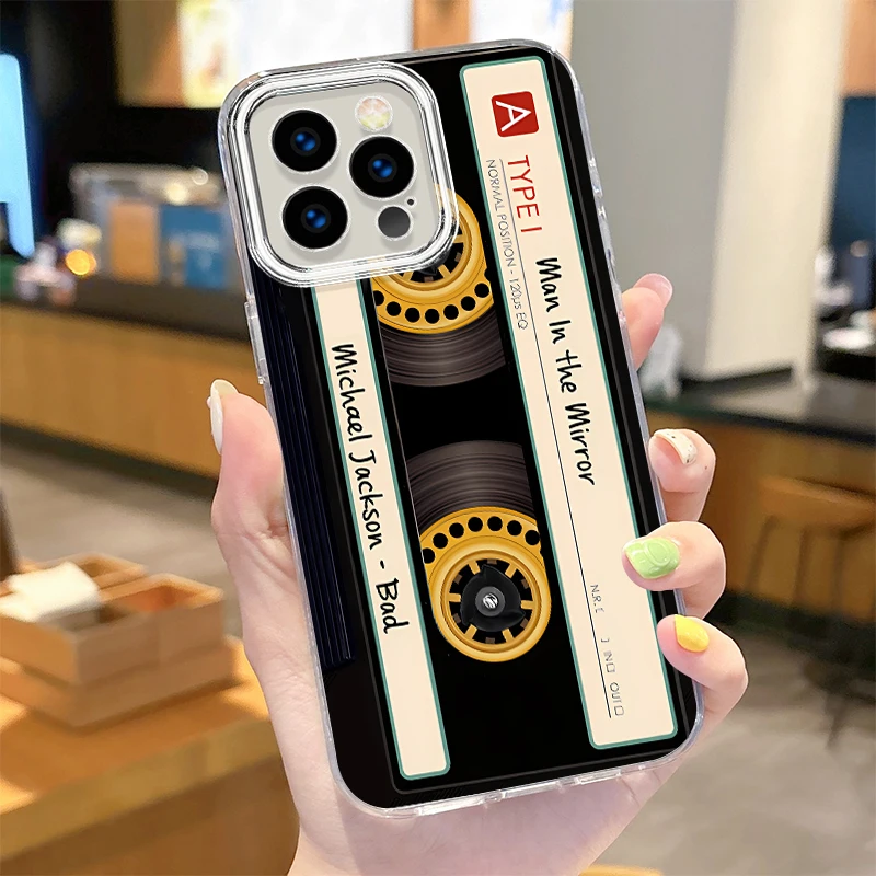 Retro Audio Cassette Camlet Phone Case - Durable Hard Cover