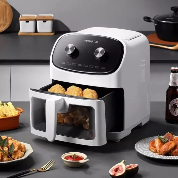 Air fryer household multifunctional 6.5L large capacity visual baking oven French fries machine 4