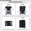 Custom Customize Logo Luggage Cover Elastic Your Design Here Travel Suitcase Protective Covers Suit For 18-32 inch 6