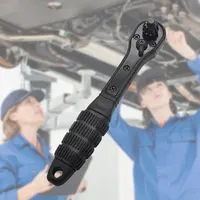 2 In 1 Drill Chuck Ratchet Spanner Universal Ratcheting Wrench Dual-use Drill Press Clamping Tool for Tightening Loosening 1