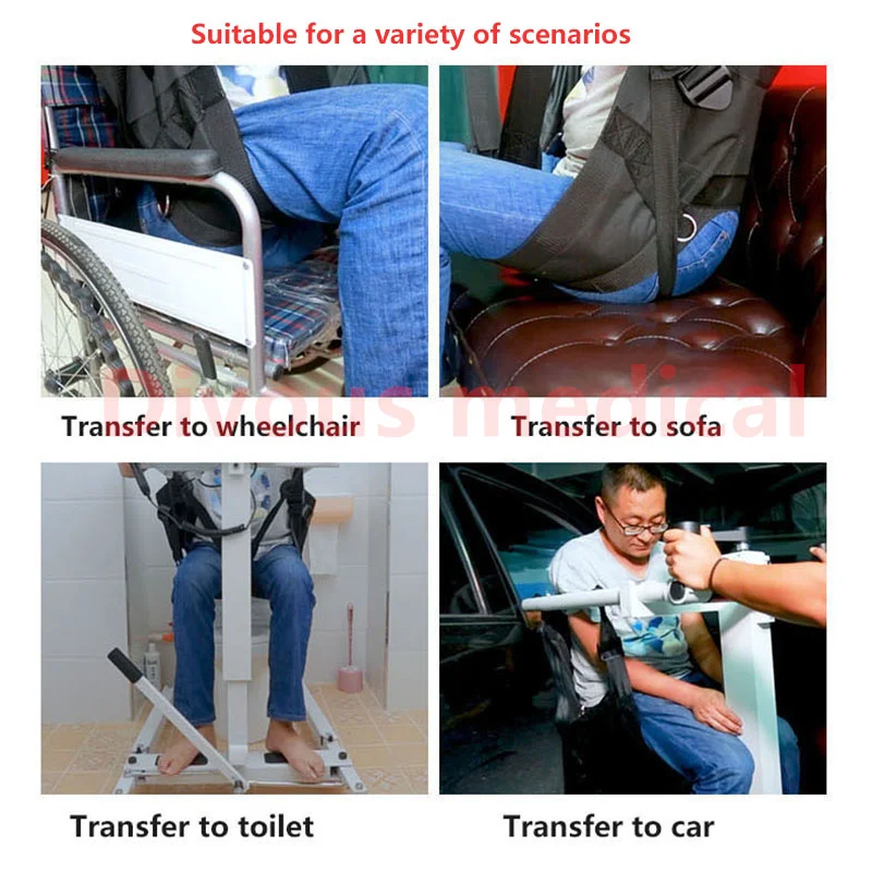 New Product Home Care Commode Chair Toilet chair  Handicapped Electric Patient Lifter Transfer Chairshifting machine 6