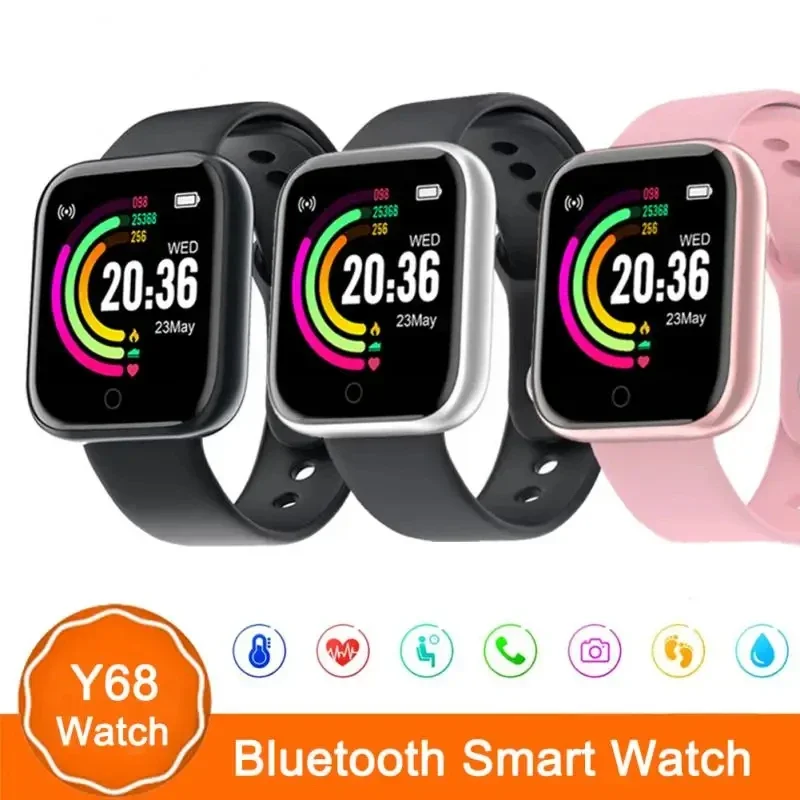 

Smart Watch, Intelligent Multi-function Sleep Monitoring Alarm Heart Rate Fitness Tracker Monitor Smart Bracelet For Men Women