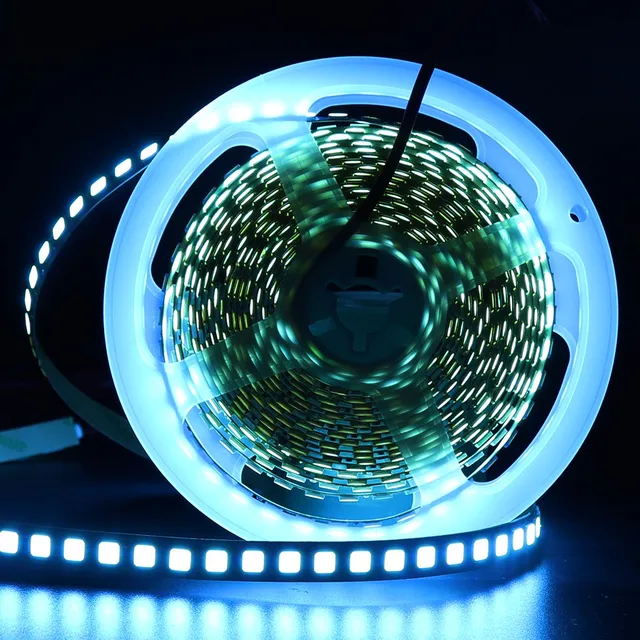 YUNBO 12V LED Streifen Naturweiß, 5M LED Strip Selbstklebend 4000K, SMD  2835 Schmal 4mm Breit 120LED/M IP20 DIY Lichtband für Innen Heim Küche  Deko,Nicht Netzteil : : Beleuchtung