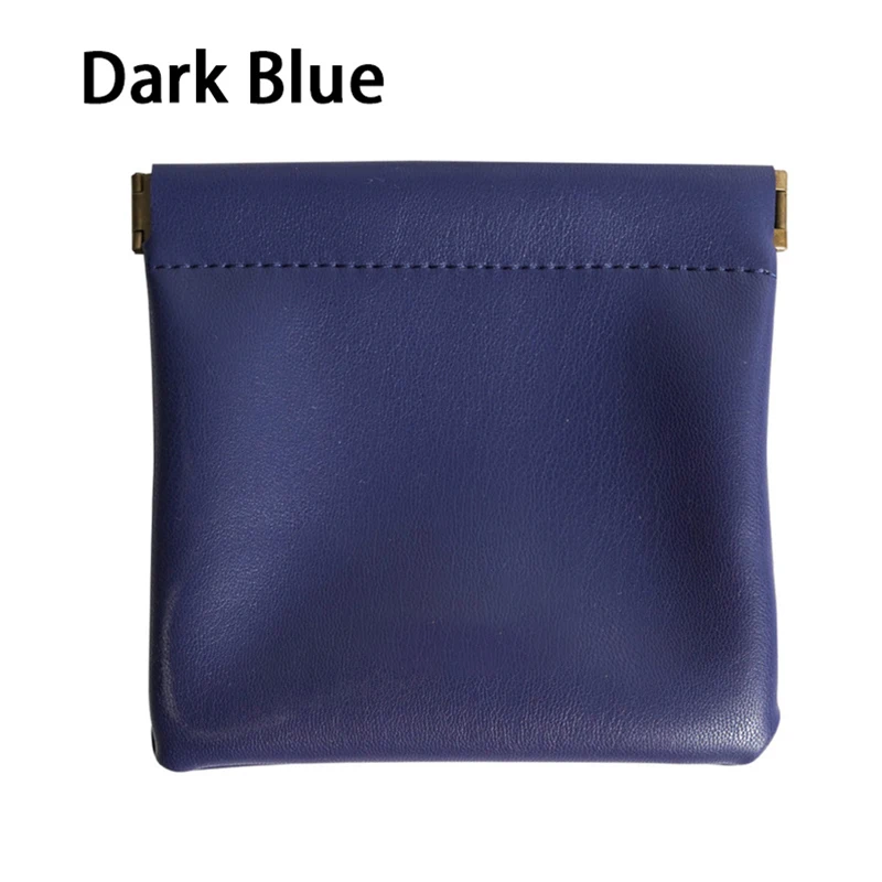 Lady Cosmetic Bag Small Portable Lipstick Protective Sleeve Mini Bag Earphone Sundries Lipstick Storage Bag PU Leather Small Bag
