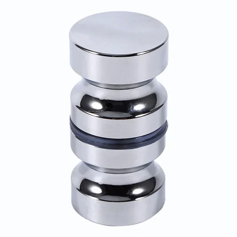 Door Handles Aluminum Alloy Single Glass Bathroom Shower Cabinet Handle Screw