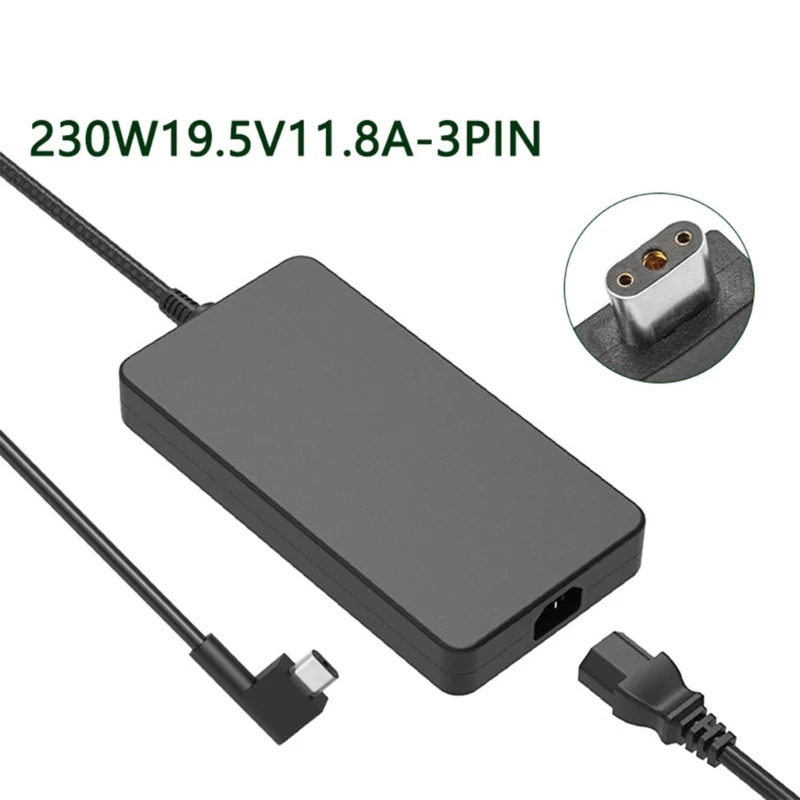 

19.5V 11.8A 230W Power Supply Connector Type C Laptop Adapter for Razer 15 17 GTX1060 GTX1070