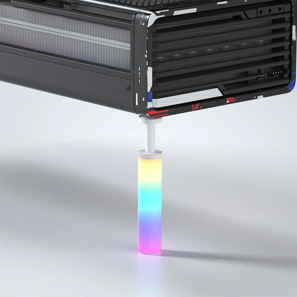 Adjustable ARGB Graphics Card Support Bracket