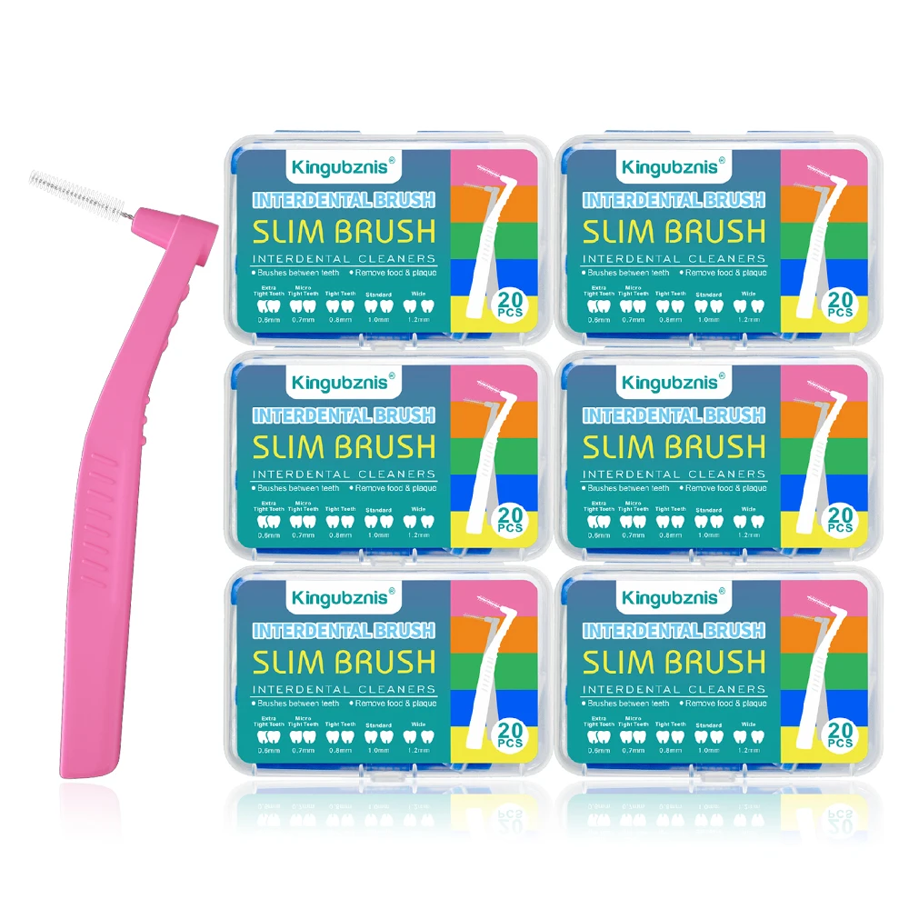 Interdental Brush 120pcs For Dental Orthodontic Clean Between Teeth Cleaning Tools Soft Micro Brushes