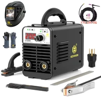 HZXVOGEN 200A 2 in 1 Mini Portable Welding Machine Stick ARC MMA LIFT TIG Welder Machine Digital Display Hot Start for Home DIY 1
