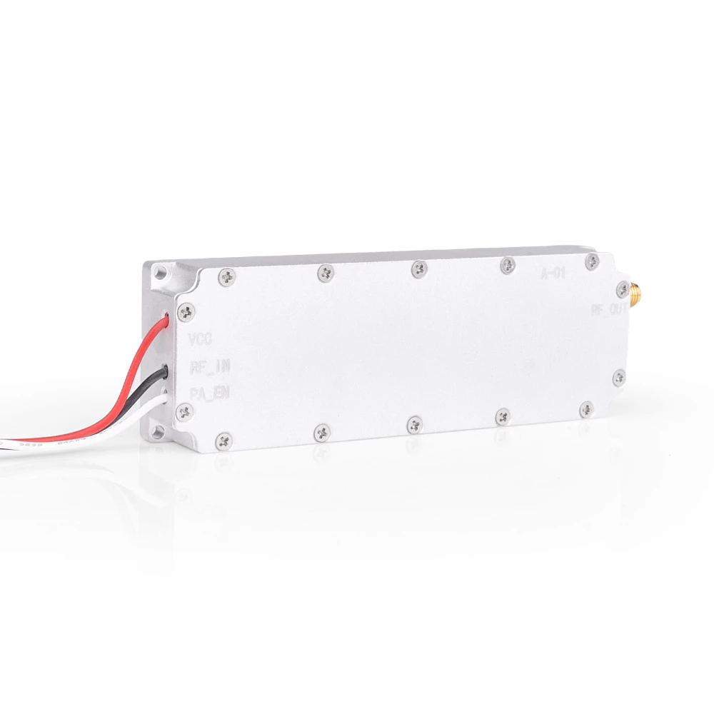 30W 200-300MHz30W Drone RF Module Power Amplifier UAV FPV VCO GaN Transistor Circulator Protection SMA Connector