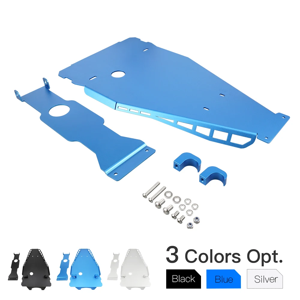 NICECNC Aluminium-Vollchassis-Schutzplatte für Yamaha YFZ 450R 2009-2024 ATV, Schwingarm-Unterfahrschutz für Yamaha YFZ450R – Detail 6