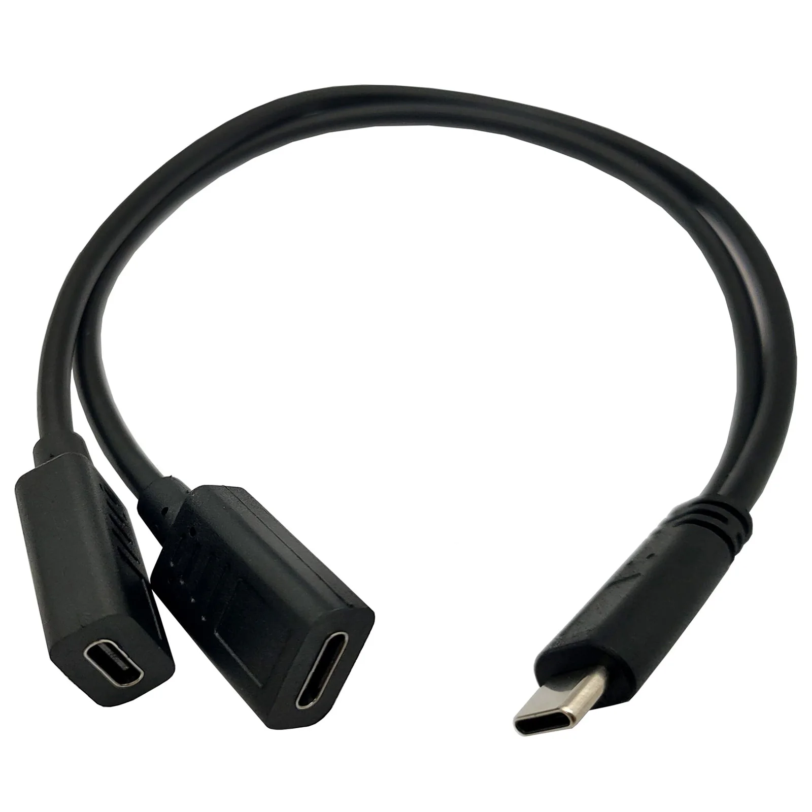 รูปสินค้า สายแยกชาร์จ USB-C 2 ช่อง ชาร์จได้พร้อมกัน