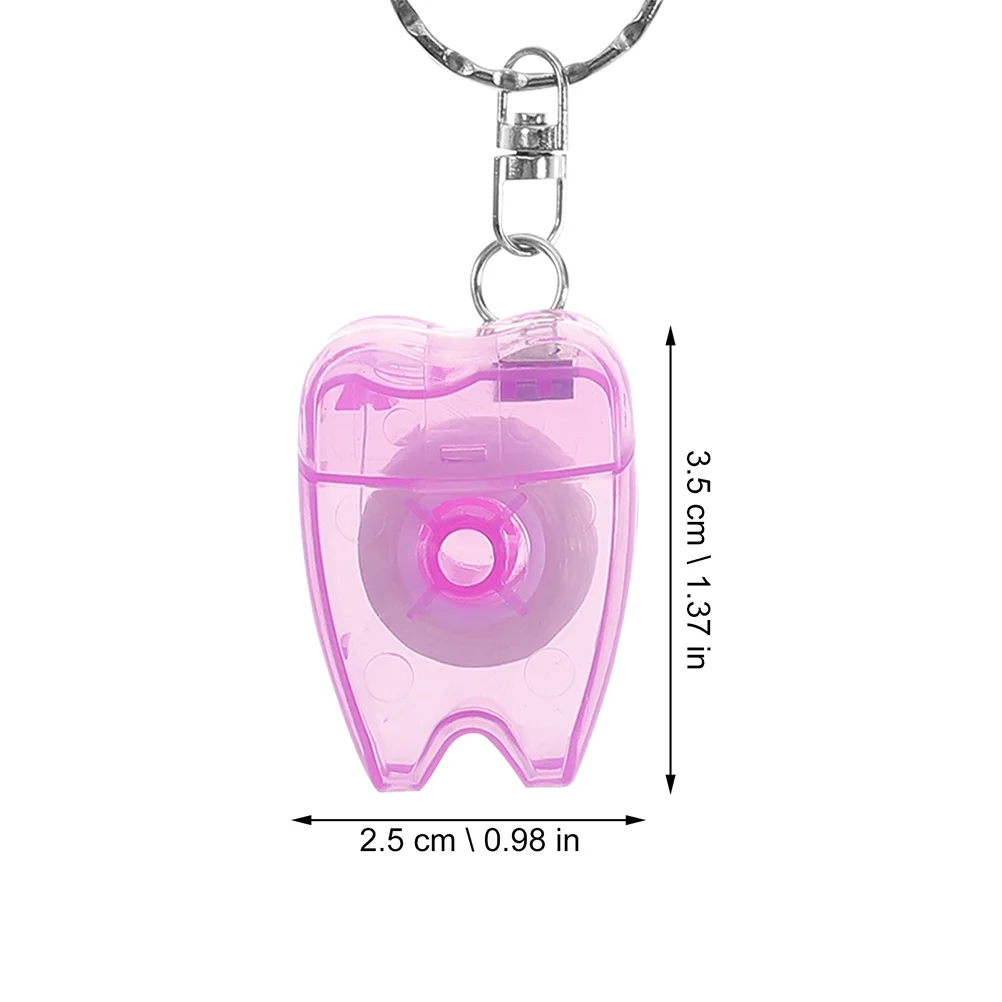 

Keychain Floss Portable Dental Floss Picks Keychain Floss Picks Floss Box With Key Ring Toothpick Floss Picks