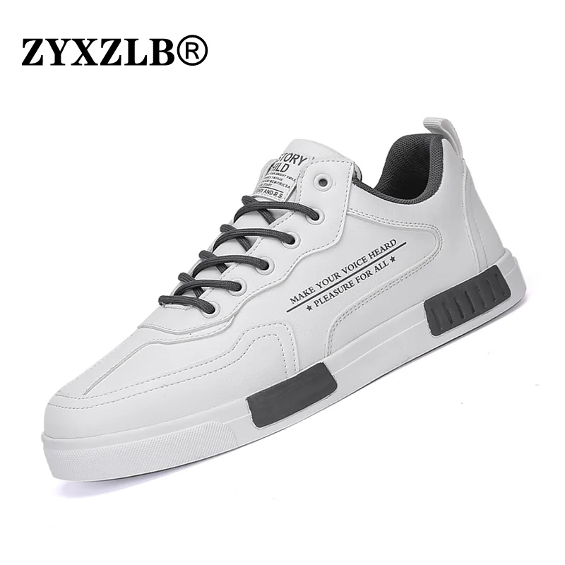 Sneakers Male Walking Shoes Autumn Man Shoes Leather Sneakers