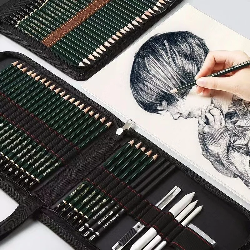حقيبة أقلام رصاص لوازم مدرسية ، منظم أقلام رسم جما...