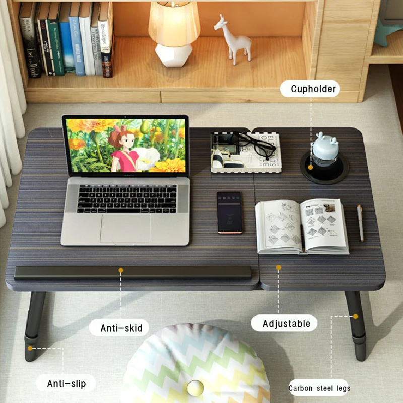 Bonito Escritorio de ordenador de 70x50cm para el hogar, combinación de mesa  pequeña multicapa, Mini escritorio móvil, soporte para teclado opcional -  AliExpress