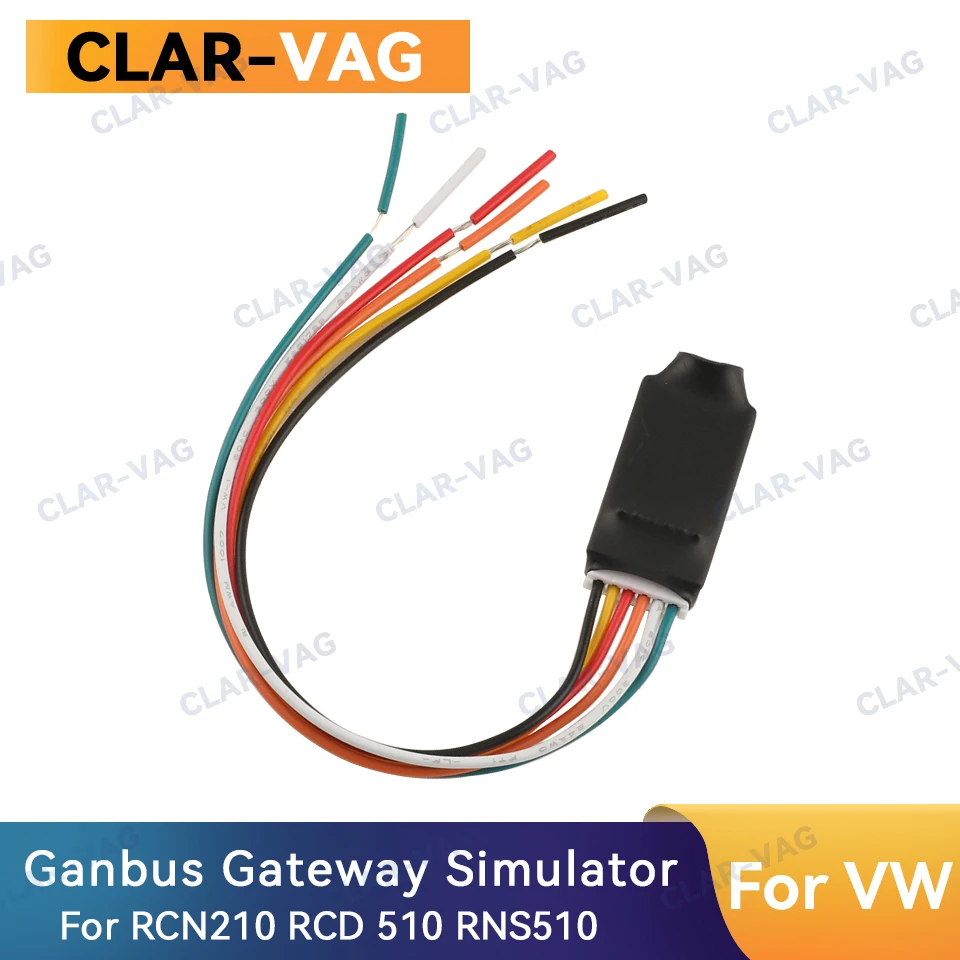 6 Linee Decoder Canbus Gateway Emulator Simulator Per Vw Rcn210 Rcd510 Rns510 Golf Jetta Mk5 Mk6 Passat