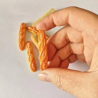 8pcs Home Craft Mini Food Bread Ornament Miniature Dollhouse Decor Doll House Accessories Fake Croissant Kitchen Toys 1