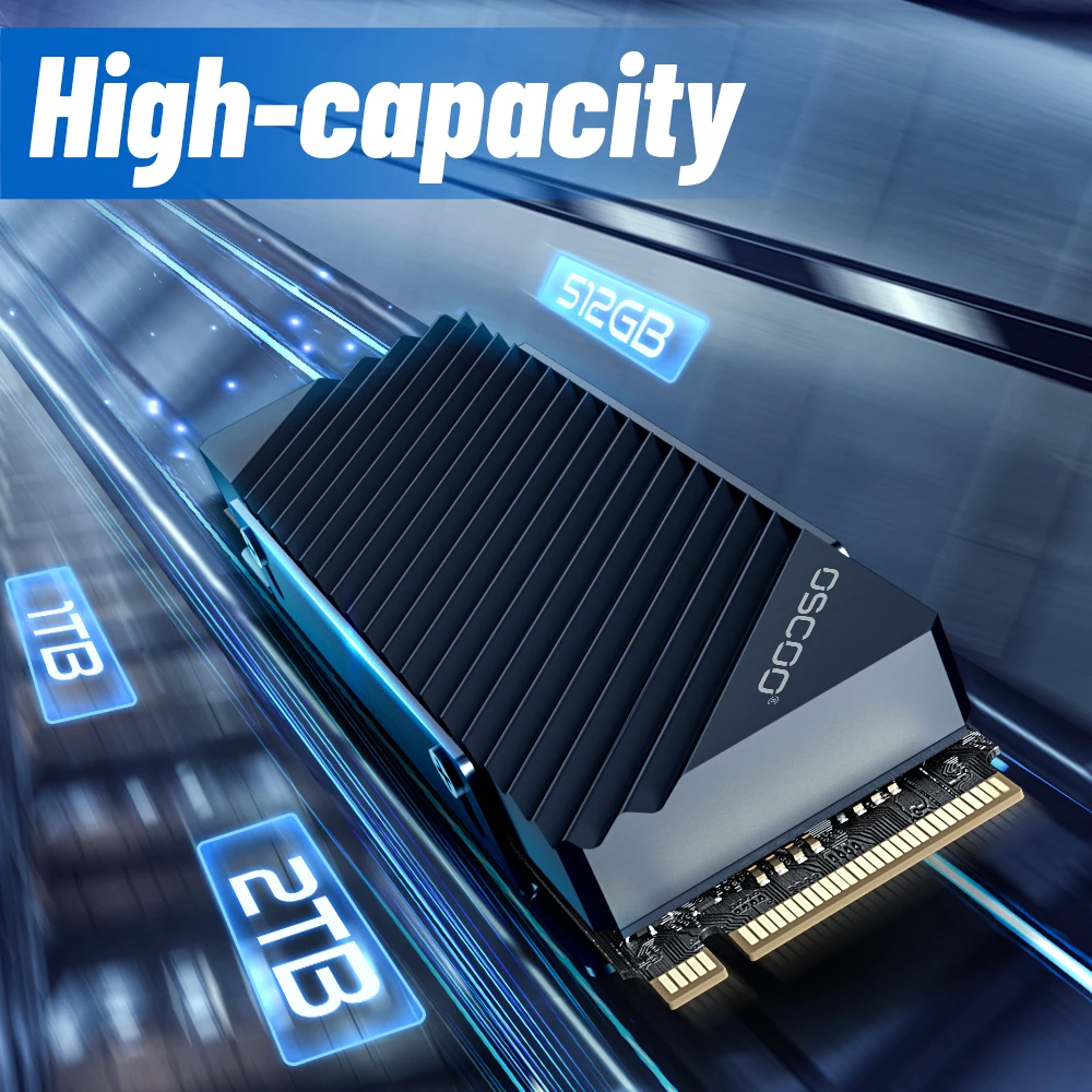 M.2 Ssd 7500 Mb/S Nvme Pcie 4.0X4 Ssd M2 2280 Ssd Nvme Unità Disco A Stato Solido Interno 2Tb 4Tb Per Computer Desktop Ps5