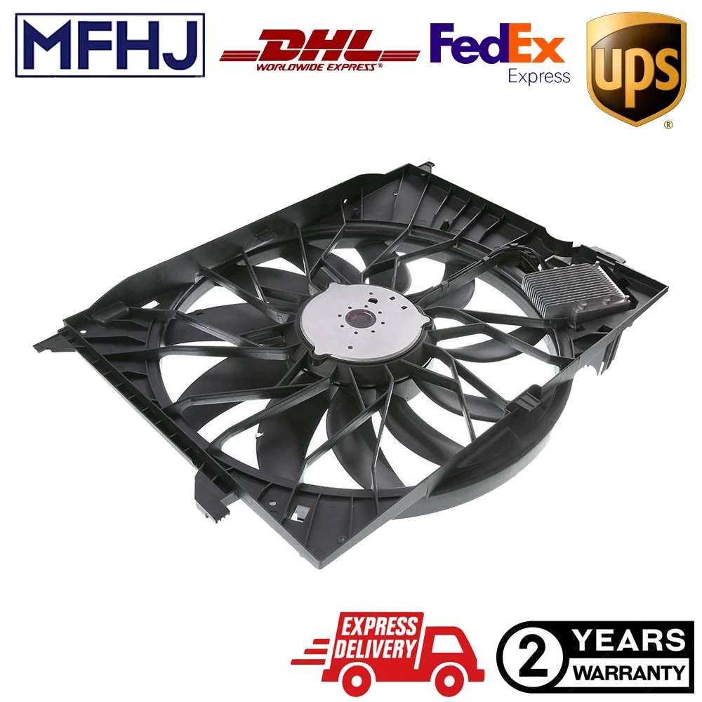 For Mercedes-Benz W211 E320 W221 S350 Radiator Cooling Fan 