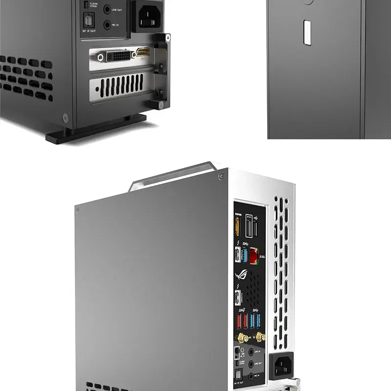 Mini A24-V5 2.0 Dual Slot Single Display 1u Power Supply Itx Chassis with Double