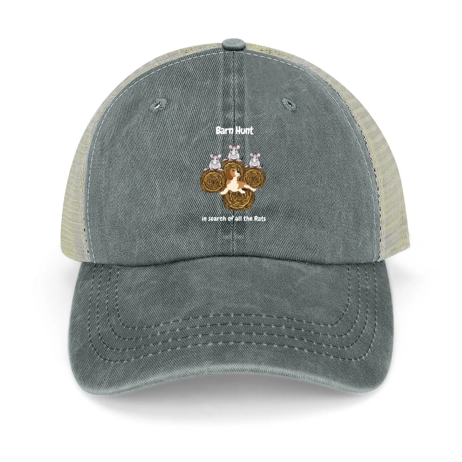 

Funny Barn Hunt - in search of all the rats with a Beagle dog Cowboy Hat foam party hats Snap Back Hat Women'S Golf Wear Men'S