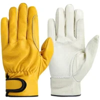 Cowhide Leather Workers Work Welding Safety Protection Garden Sports Motorcycle Driver Wear-resistant Gardening Gloves 1