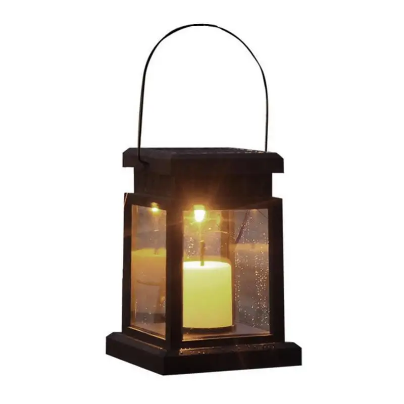 

Retro Solar Lanterns Solar LED Candle Light Waterproof Outdoor Indoor Garden Hanging Solar Lamp Decor Christmas Lights 2021 New