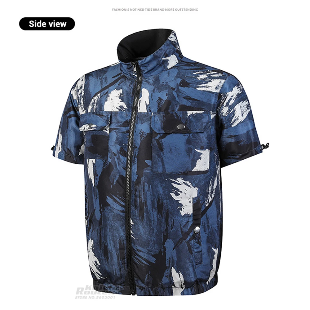 Summer Fan Vest motorcycle jacket motorcycle clothing Biker Jackets Motorcycle Jackets Men Women's Vest USB Charging Air Camping Clothes Cooling For New Fishing