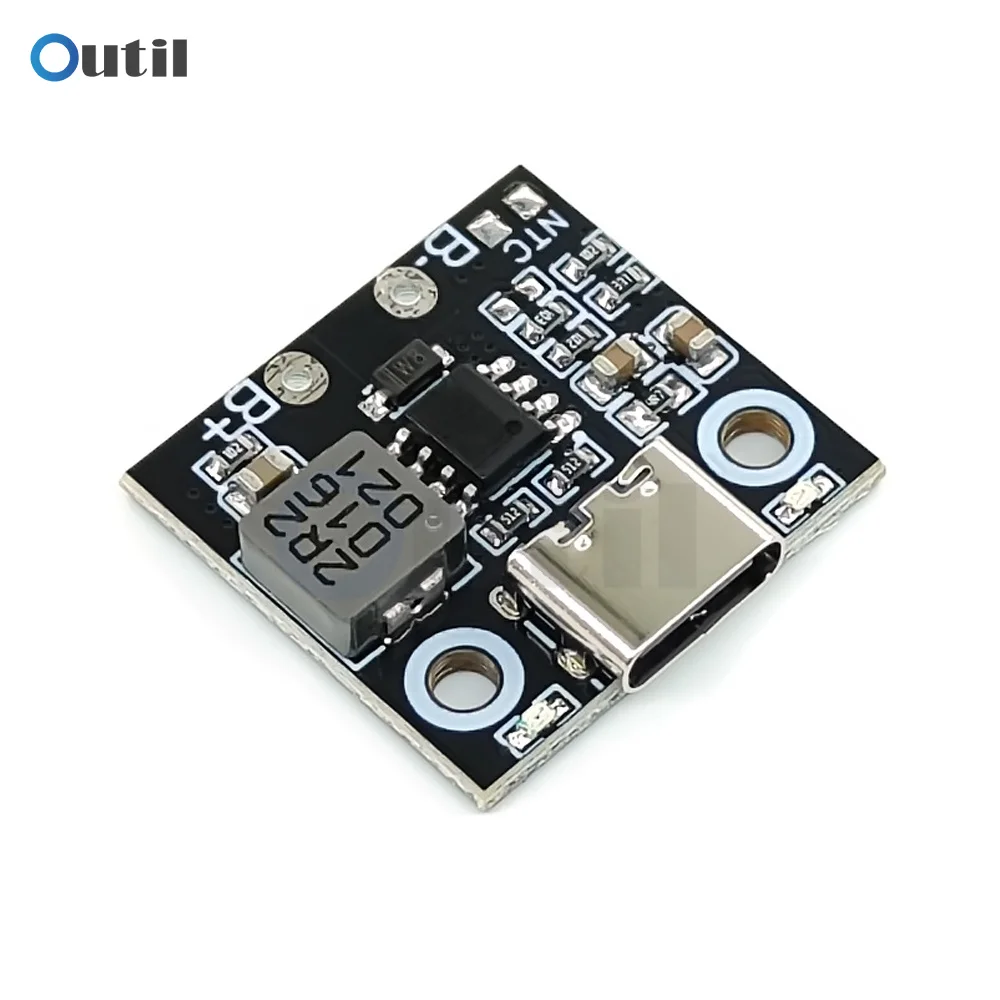 1S 5V Lithium-ion Battery Charging Module 2S 3S 15W Lithium-ion Battery Charging Board supports QC Type-c Voltage Regulation