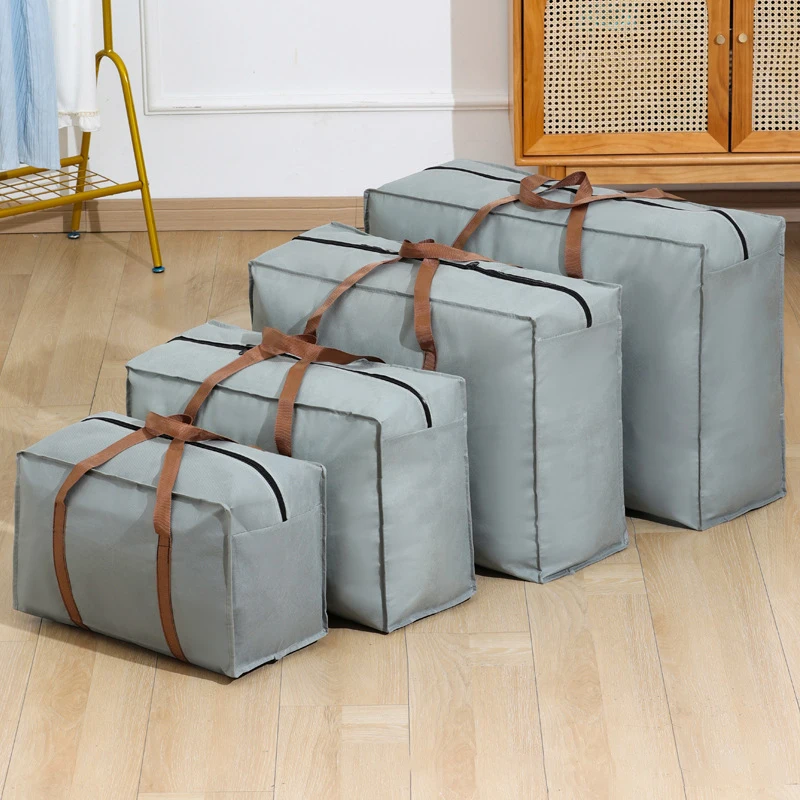 Large Capacity Clothes Storage Bags Non-woven Fabric House Clothing Pack Bag Durable Move Luggage Organize 3