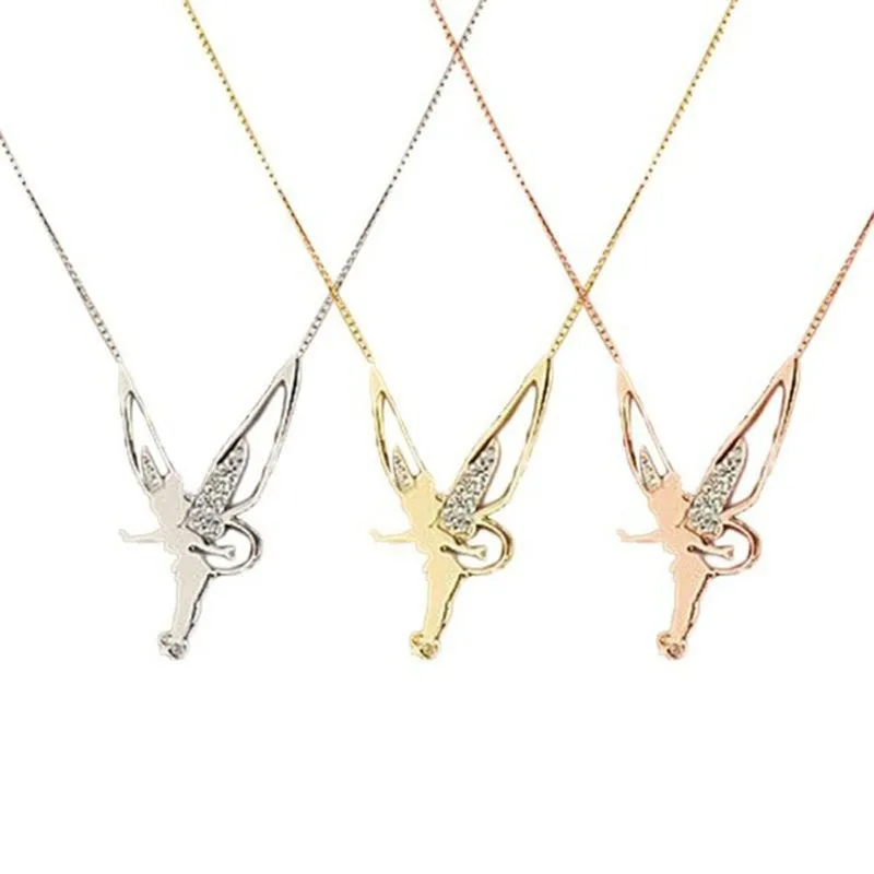 Fairy angel necklace for kids girls 