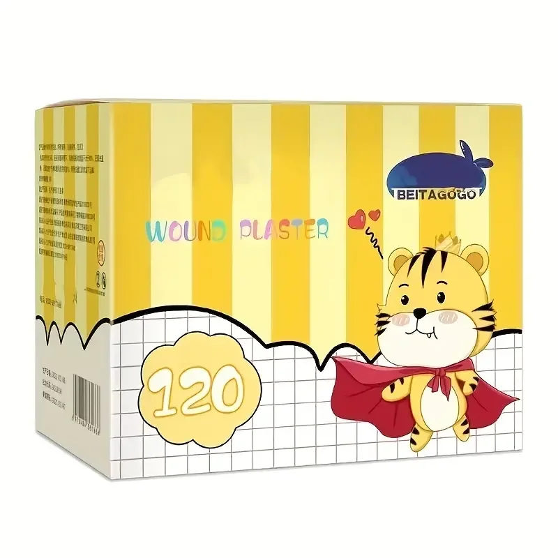 120pcs Cute Animal 12 Zodiac Bandages For Kids  Waterproof Breathable   Emergency Stickers 3