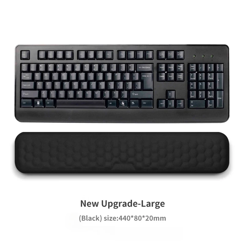 Ergonomic Memory Foam Keyboard and Mouse Wrist Rest Pads