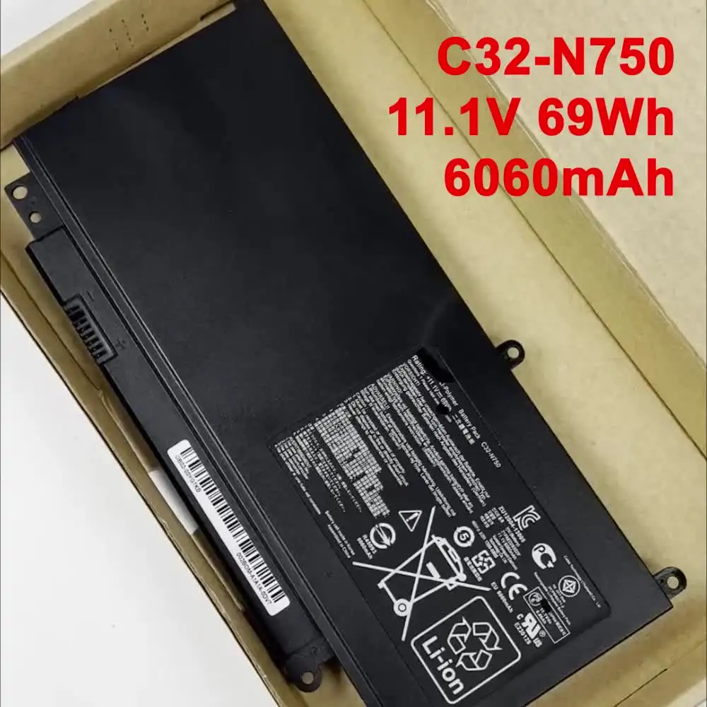 C32-N750 Аккумулятор для ноутбука ASUS N750 N750J N750JK N750JV N750Y47JK-SL N750Y47JV-SL Series 11 1 В 69 Втч