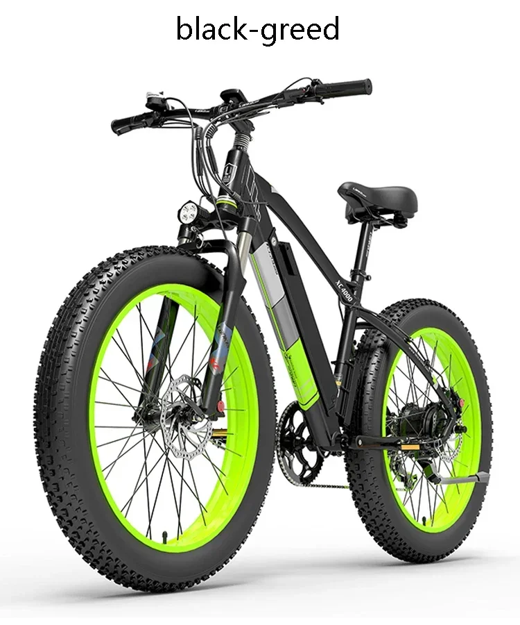 Electric Bicycle LANKELEISI XC4000 inch Fat Tire 1000W