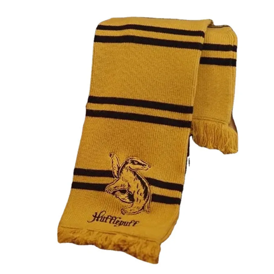 Scarf Accessories Knitting Scarf Children's Adult Gryffindor Ravenclaw Hermione Long Slytherin Hufflepuff Women's Men's Warm Holiday Gift