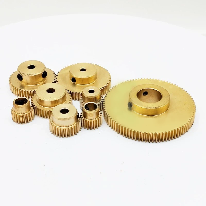 Engranajes De Latón 0.5 Módulo - Desde 16 Hasta 120 Dientes, Con Agujero Deslizante De 3 A 8mm Para Proyectos DIY