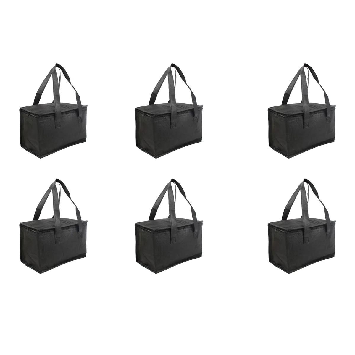 BAAU 6X Portable Lunch Insulated Bag, Cooler Bag, Beer Delivery Foldable Thermal Picnic Cold Food Warm-Keeping Bag